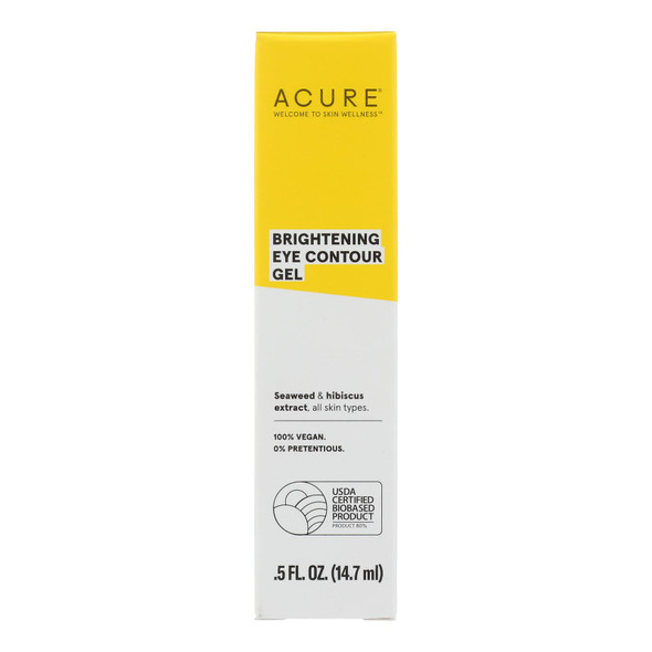 Acure Gel - Eye Contour - .5 Fl Oz