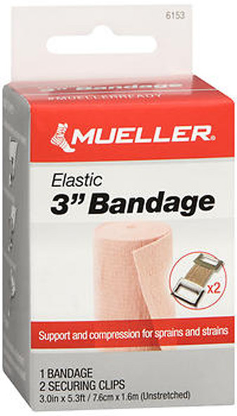Mueller Elastic Bandage 3 Inch Width 6153 - 5.3ft each