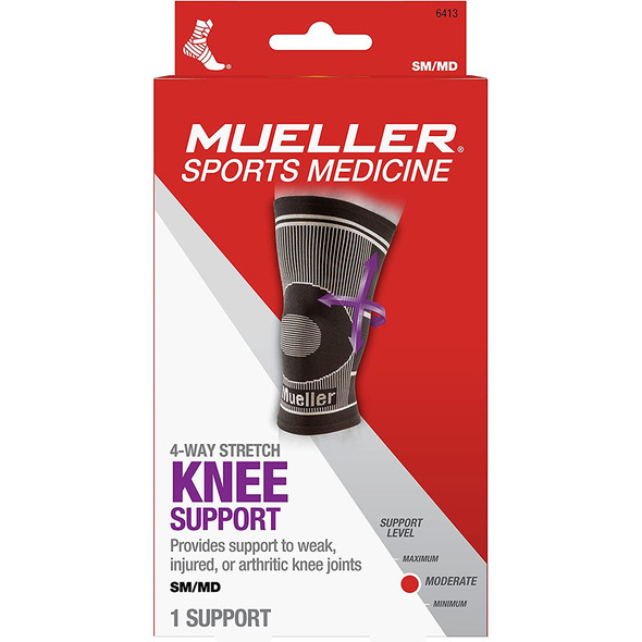 Mueller 4-Way Stretch Knee Support Small/Medium #6413