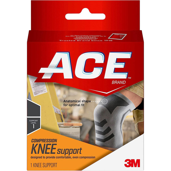 Ace Compression Knee Support L/XL 207321 - 1 each