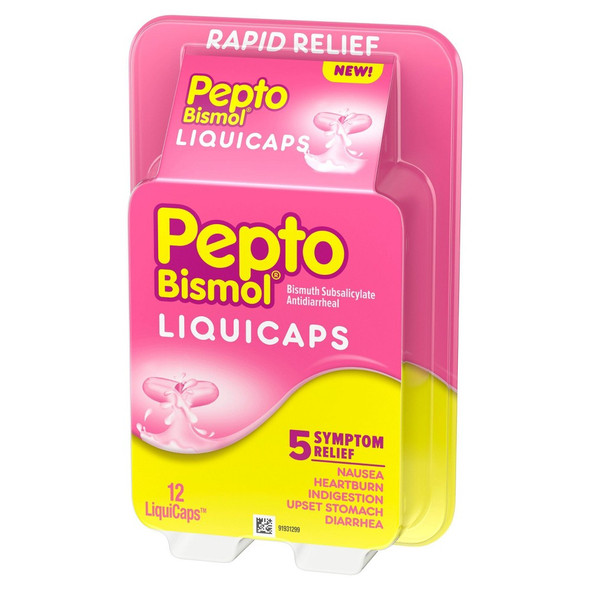 Pepto Bismol Antidiarrheal Liquicaps - 12 ct