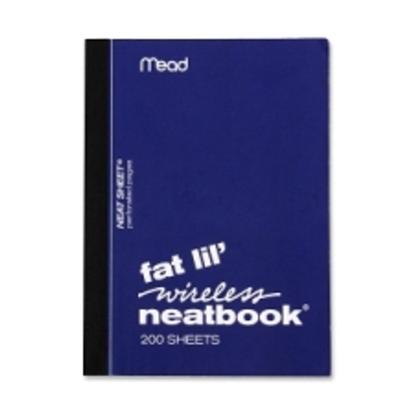 Fat Lil Wireless Neatbook, 200 Ruled Sheets - 4" x 5.5"