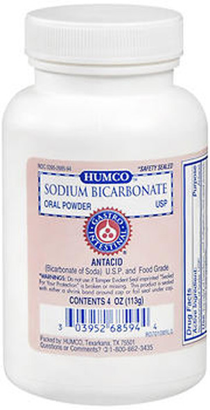 Humco Sodium Bicarbonate Powder - 4 oz