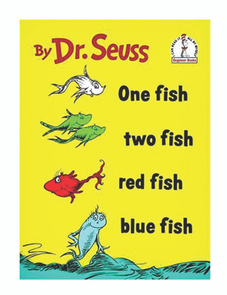 Dr. Seuss One Fish Two Fish Book, 72 pg