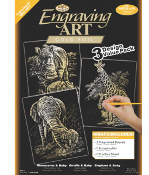 Engraving Art 3 Design Value Pack, Gold