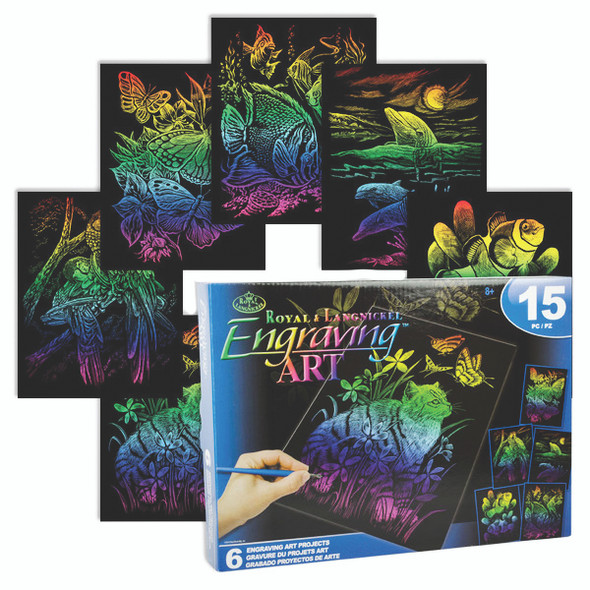 Rainbow Engraving Art Box Set Activity