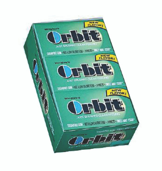 Orbit Sweet Mint 14 Piece Sugar Free Gum - 12 Pack Box