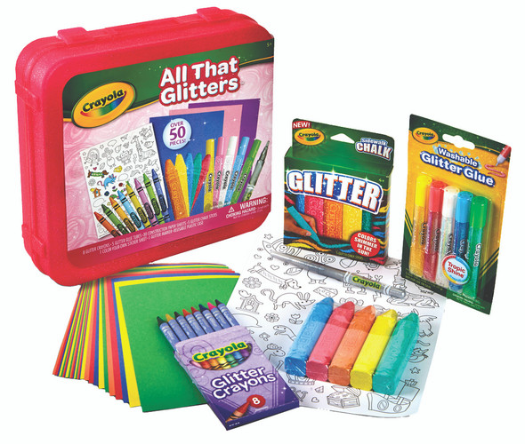 Crayola All That Glitters Art Set with Case