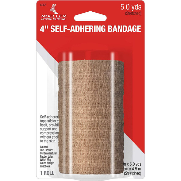 Mueller Sport Care Self-Adhering Bandage 4 Inch x 5 Yards