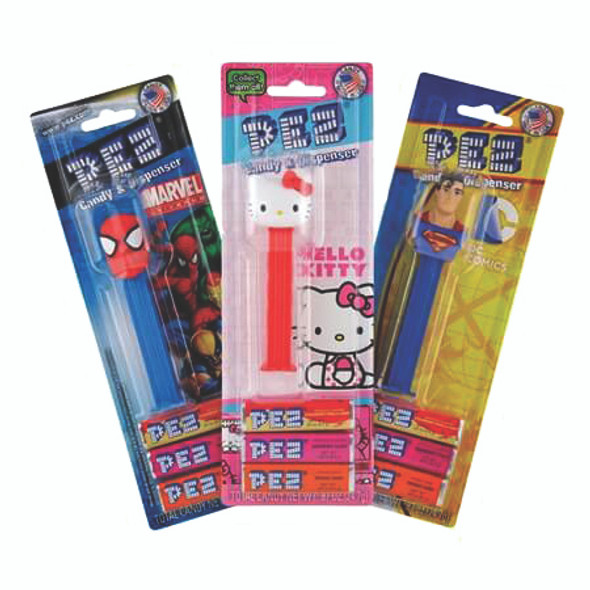 Pez Assortment, Favorites Blister Card Candies - 12 Pack