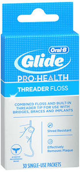 Oral-B Glide Pro-Health Threader Floss - 30 ct