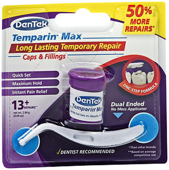 DenTek Temparin Max Caps & Fillings Repair Kit - 0.0733 oz