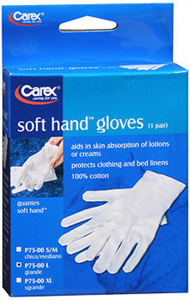 carex soft hands cotton gloves