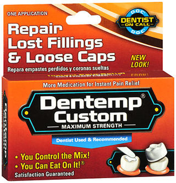 D.O.C. Dentemp Custom Maximum Strength Lost Fillings & Loose Caps Repair