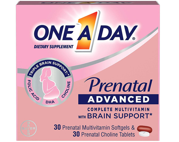 One A Day Women's Prenatal Liquid Gels and Tablets - 60 ct