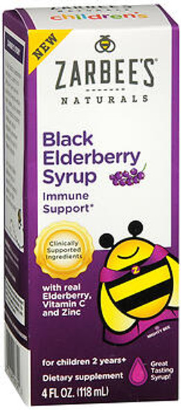 Zarbee's Naturals Black Elderberry Syrup - 4 oz
