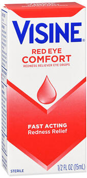 Visine Red Eye Comfort Eye Drops - 0.5 oz