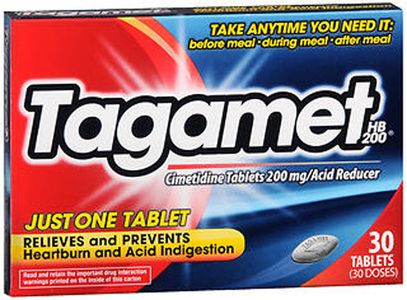 Tagamet HB 200, Cimetidine Tablets - 30 Tablets