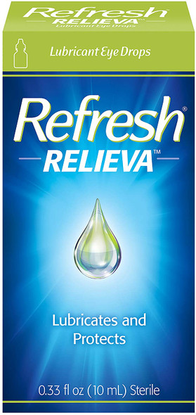 Refresh Relieva Lubricant Eye Drops, 0.33 Fl Oz (10ml) Sterile