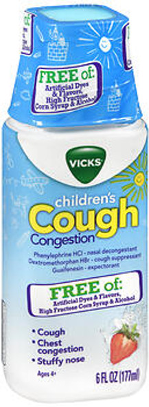 Vicks Children's Cough Congestion Liquid - 6 oz