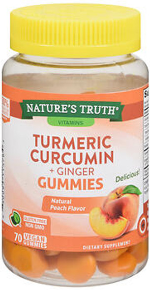 Nature's Truth Turmeric Curcumin + Ginger Gummies - 70 ct