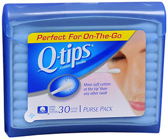 Q-tips Swabs Purse Pack - 30 ct