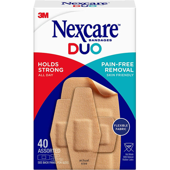 Nexcare Duo Bandages Assorted - 40 ct