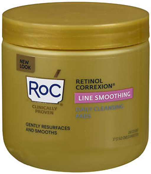 RoC Retinol Correxion Line Smoothing Daily Cleaning Pads - 28 ct