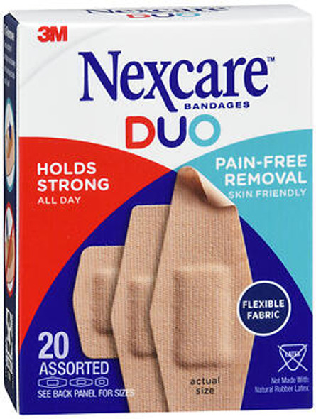 Nexcare Duo Bandages Assorted - 20 ct