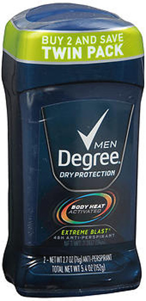 Degree Men Dry Protection Anti-Perspirant Extreme Blast Twin Pack - 5.4 oz