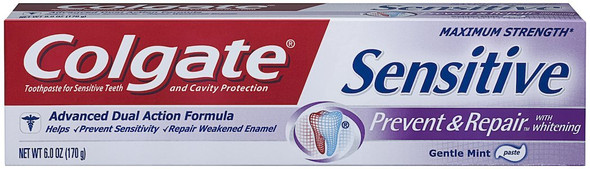 Colgate Maximum Strength Prevent and Repair Sensitive - 6 oz