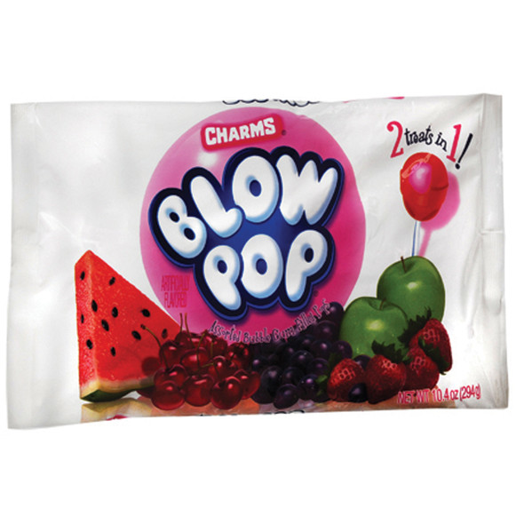Junior Blow Pop Assorted, Assorted, 10.4 oz Bag