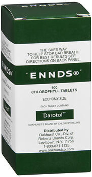 Ennds Chlorophyll Tablets - 100 ct