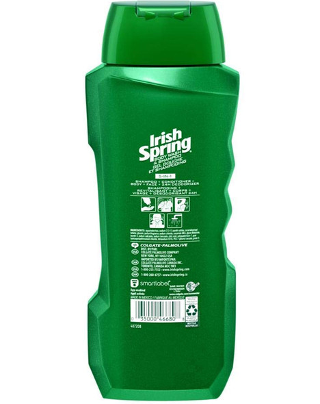 Irish Spring 5-in-1 Body Wash & Shampoo - 18 oz