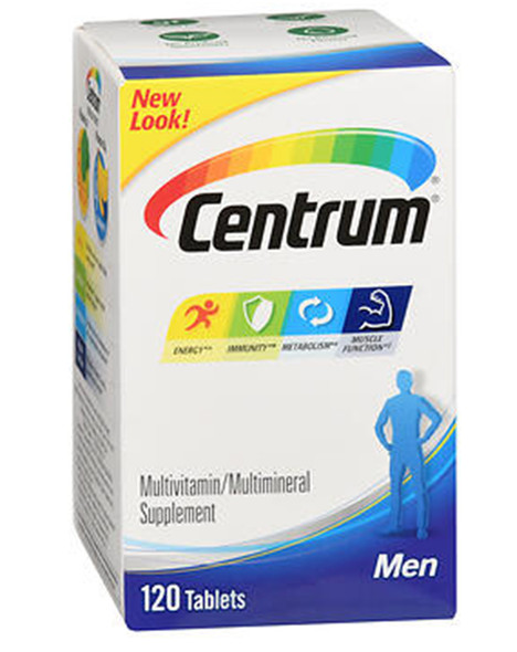 Centrum Men Multivitamin/Multimineral Supplement Tablets - 120 ct