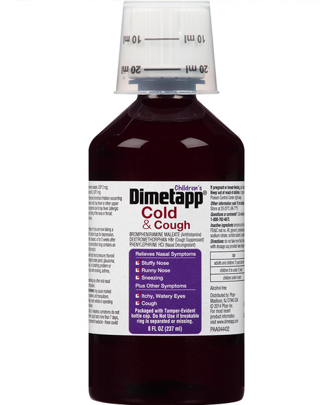 Dimetapp Children's Cold & Allergy Liquid Grape Flavor - 8 oz