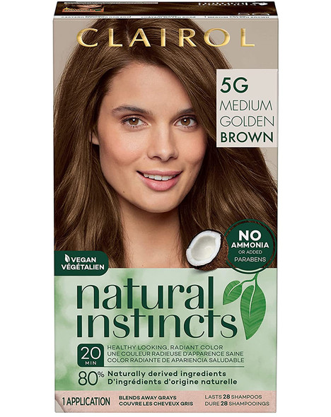 Natural Instincts Non-Permanent Haircolor 5G Medium Golden Brown