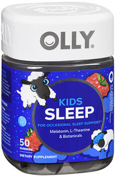 Olly Kids Sleep Gummies Razzzberry - 50 ct