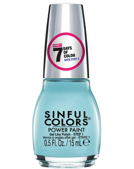 Sinful Colors Power Paint Nail Polish, Cari-Bae-N 2648, 0.5 fl oz