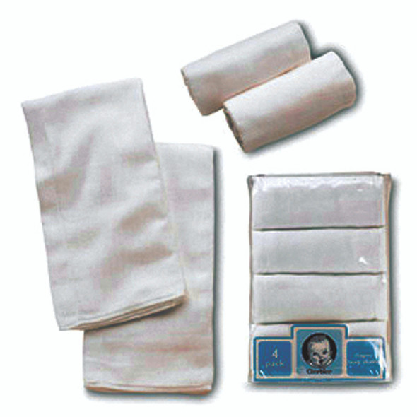 Gerber Prefold Cloth Diapers - White, 14"x20"