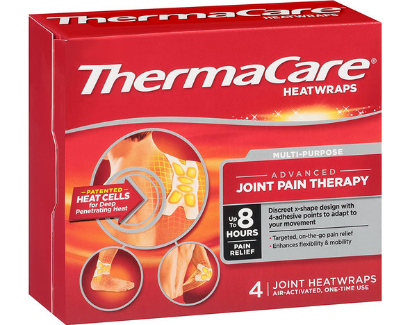 ThermaCare HeatWraps Multi-Purpose Advanced Joint Pain Therapy - 4 ct