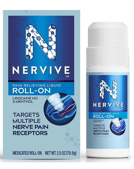 Nervive Pain Relieving Liquid Roll-On - 2.5 oz