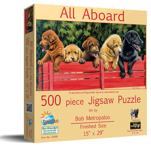 All Aboard 500 Piece Jigsaw Puzzle