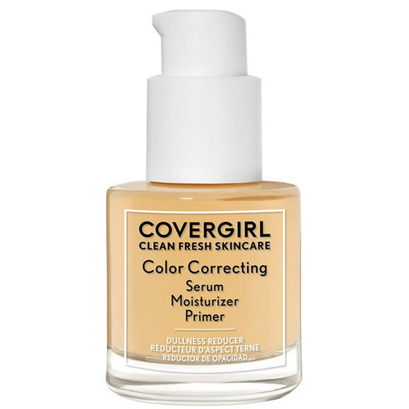 Covergirl Clean Fresh Skincare Color Correcting Serum Moisturizer Primer, Dullness Reducer-1 Pgk