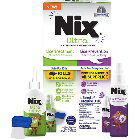 Nix Ultra Lice Treatment & Prevention Kit