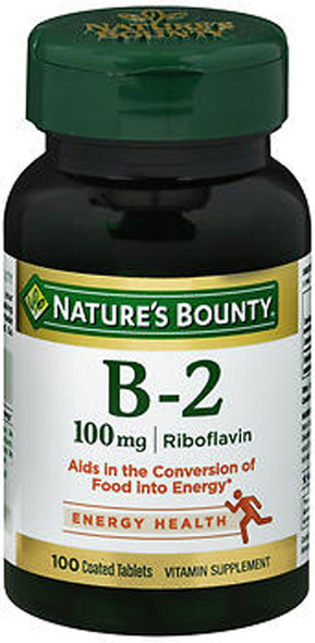 Nature's Bounty, Vitamin B-2 100mg - 100 Tablets