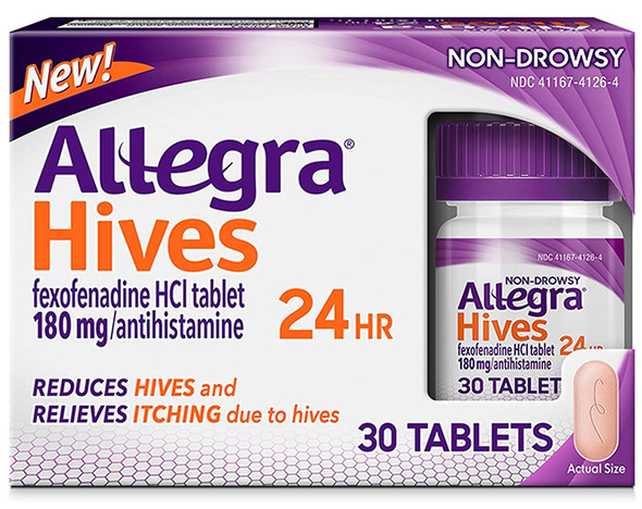 Allegra Hives Fexofenadine HCl Tablets - 30 ct