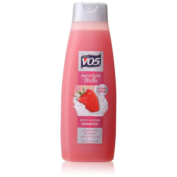 VO5 Moisturizing Shampoo, Strawberries & Cream - 15 oz