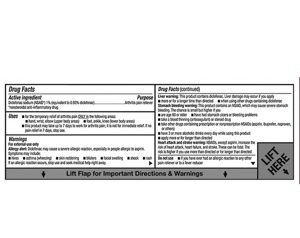 Aspercreme Arthritis Pain Reliever Diclofenac Sodium Topical Gel - 3.53 oz