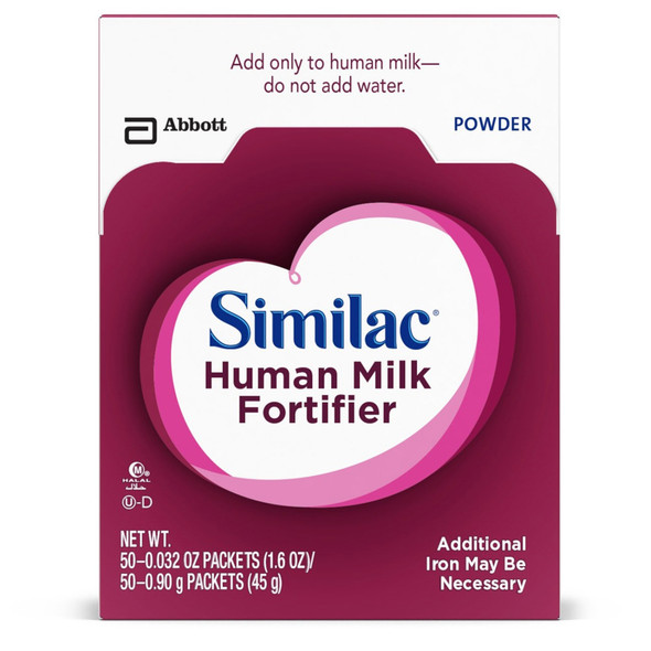 Similac Human Milk Fortifier Powder Packs - 50 ct